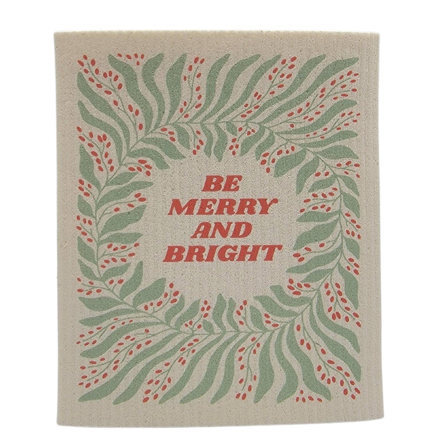 Be Merry And Bright Swedish Dish Clothes - Xmas Decor