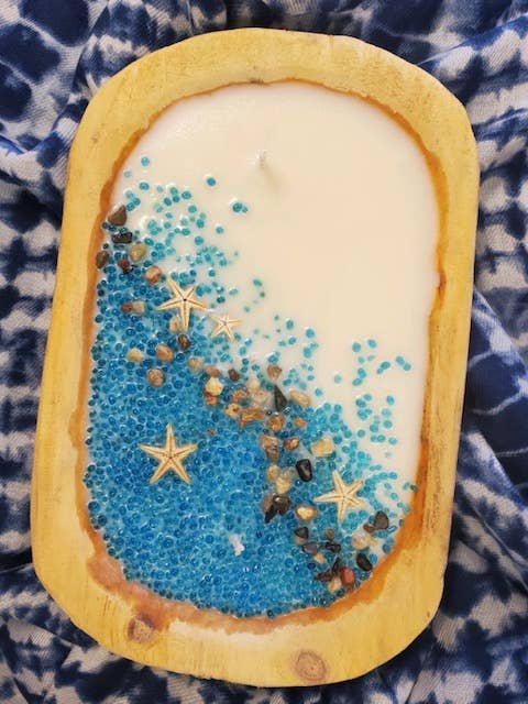 Dough Bowl Soy Candle - "BEACH"