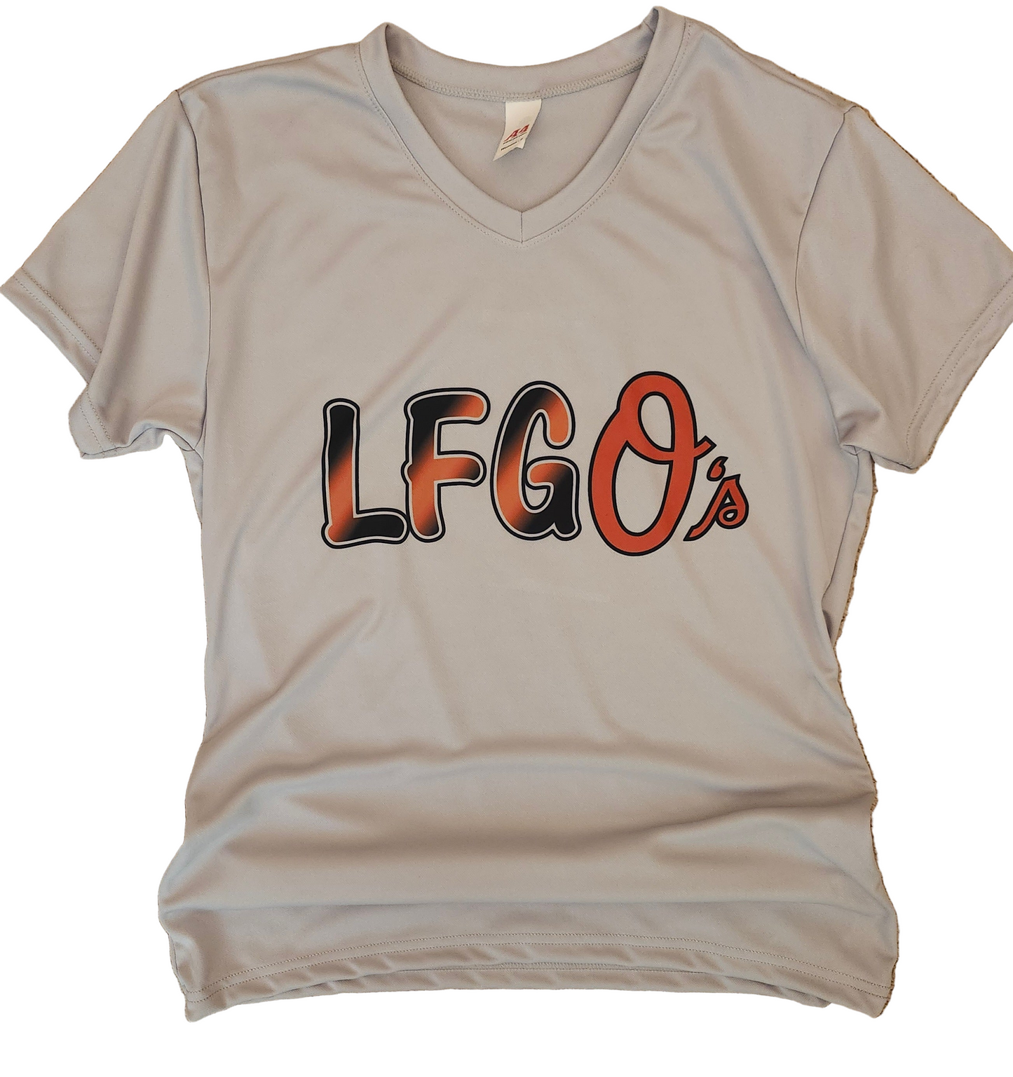 Grey Orioles LFG Shirt Womens Cut