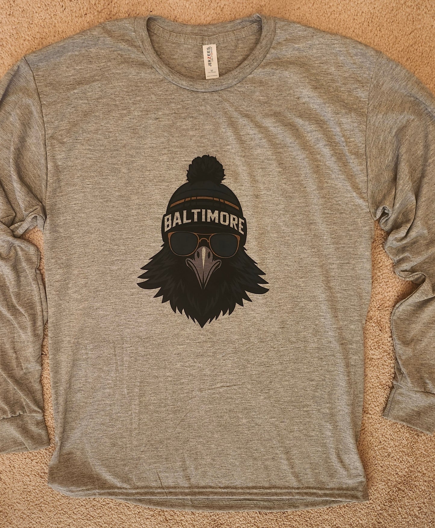 Long sleeve Raven Head Shirt