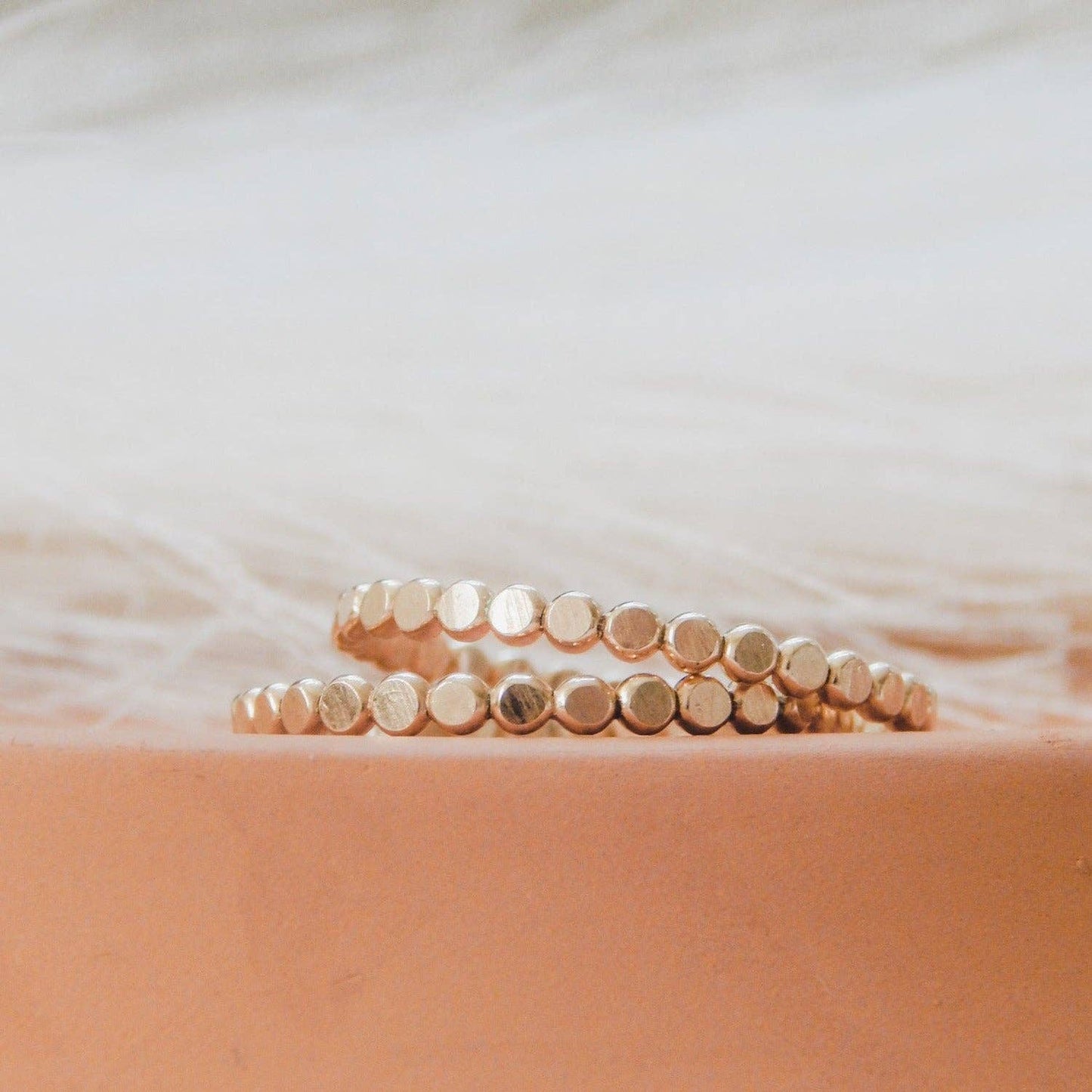 Pebble Stacking Ring | 14k Gold Fill & Sterling Silver
