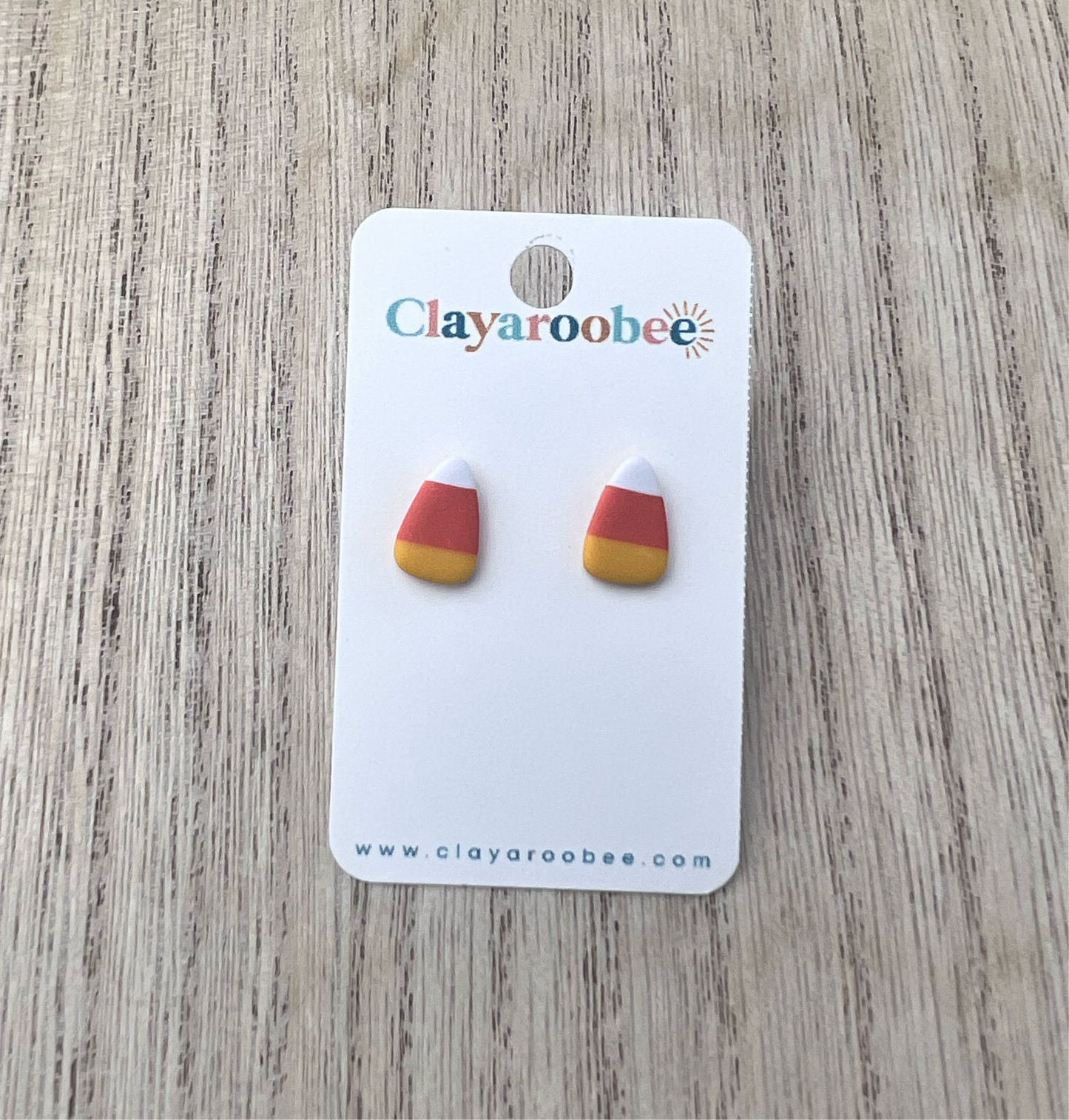 Candy Corn Stud Earrings