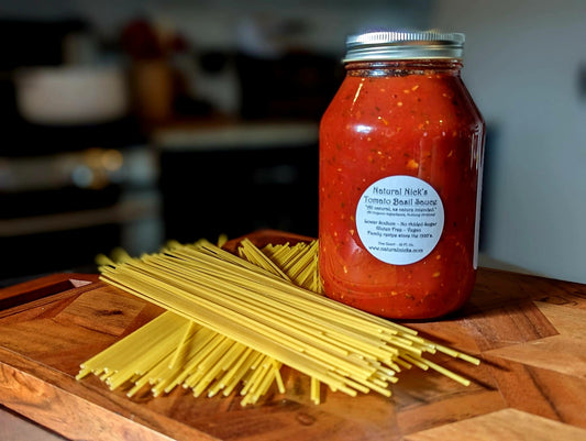 Natural Nick's Tomato Basil Sauce - One Pint