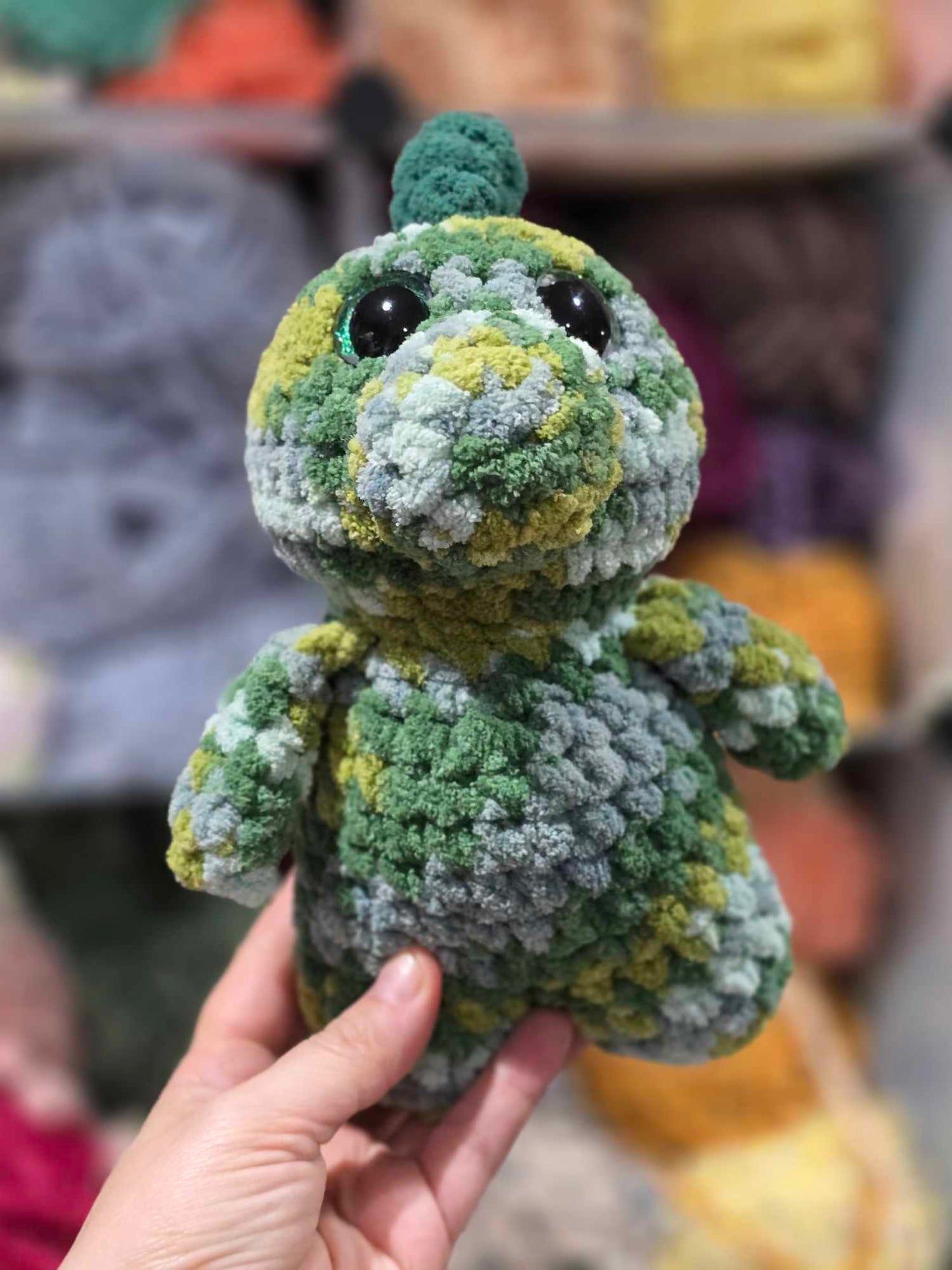 Crocheted dinosaur Toy