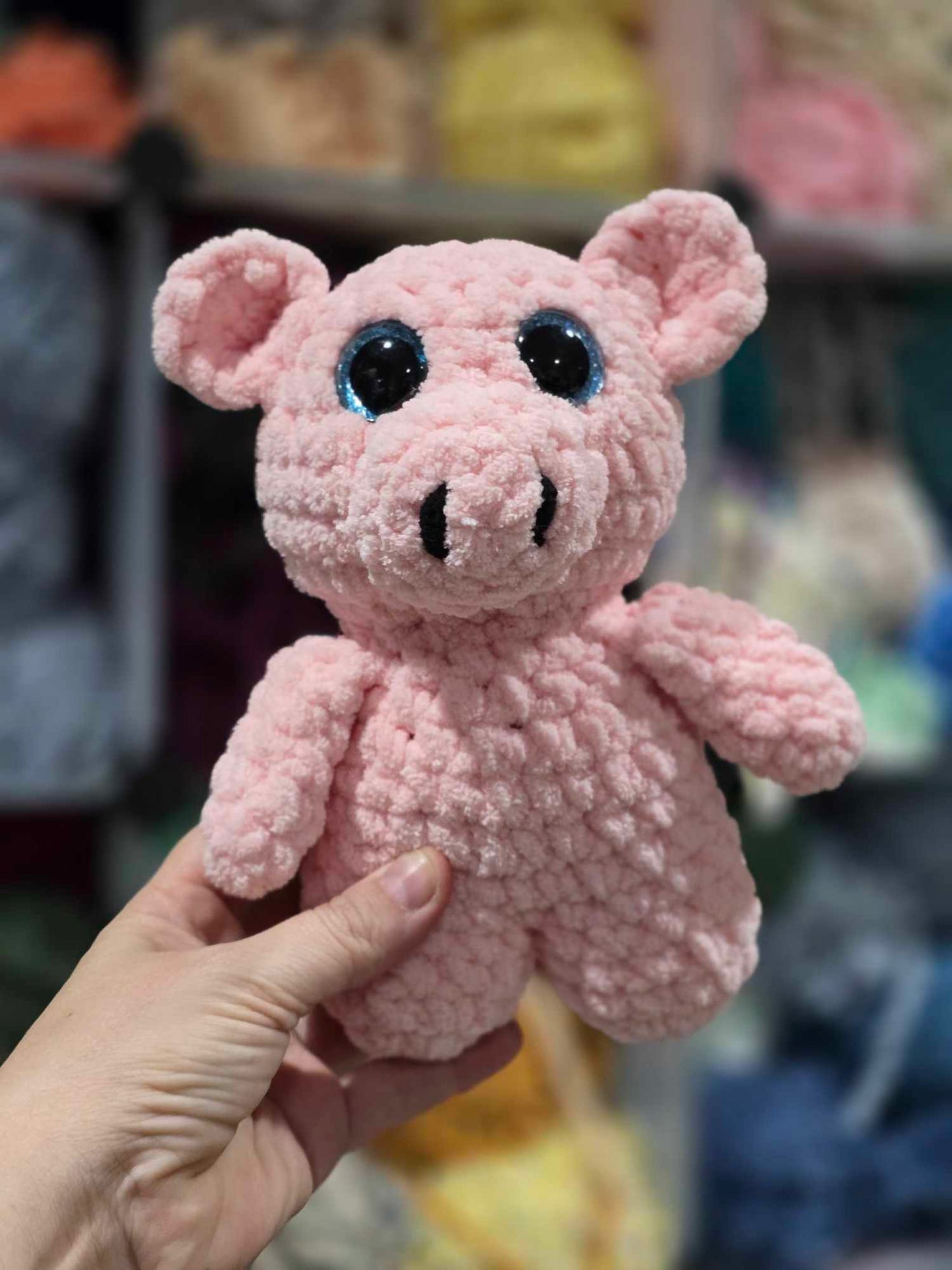 Crocheted Pig Toy