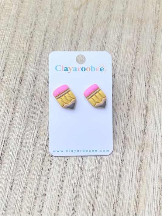 Pencils Stud Earrings
