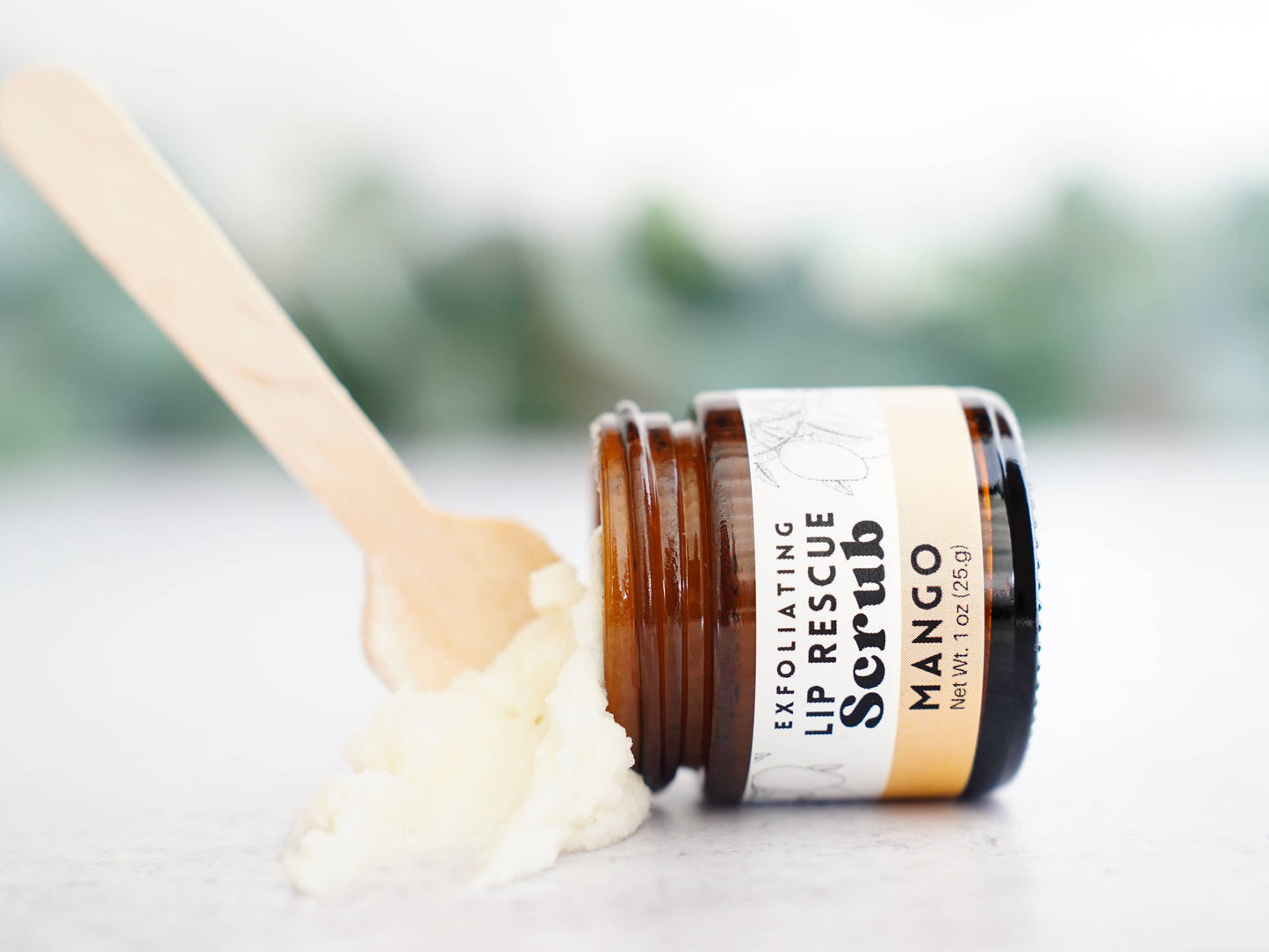 Lip Rescue Exfoliating Sugar Scrub 1oz Jar - Mango