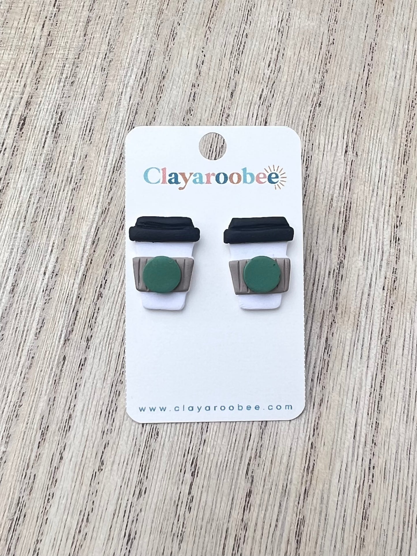 To Go Cups Stud Earrings