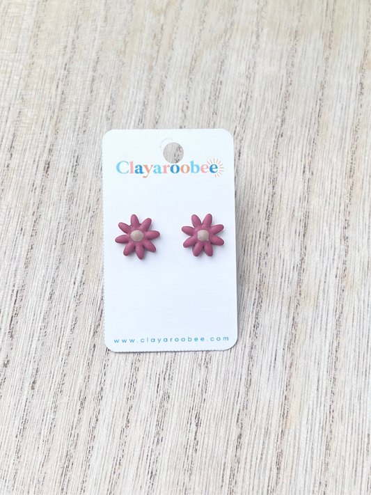 Flower Thin Petal Stud Earrings