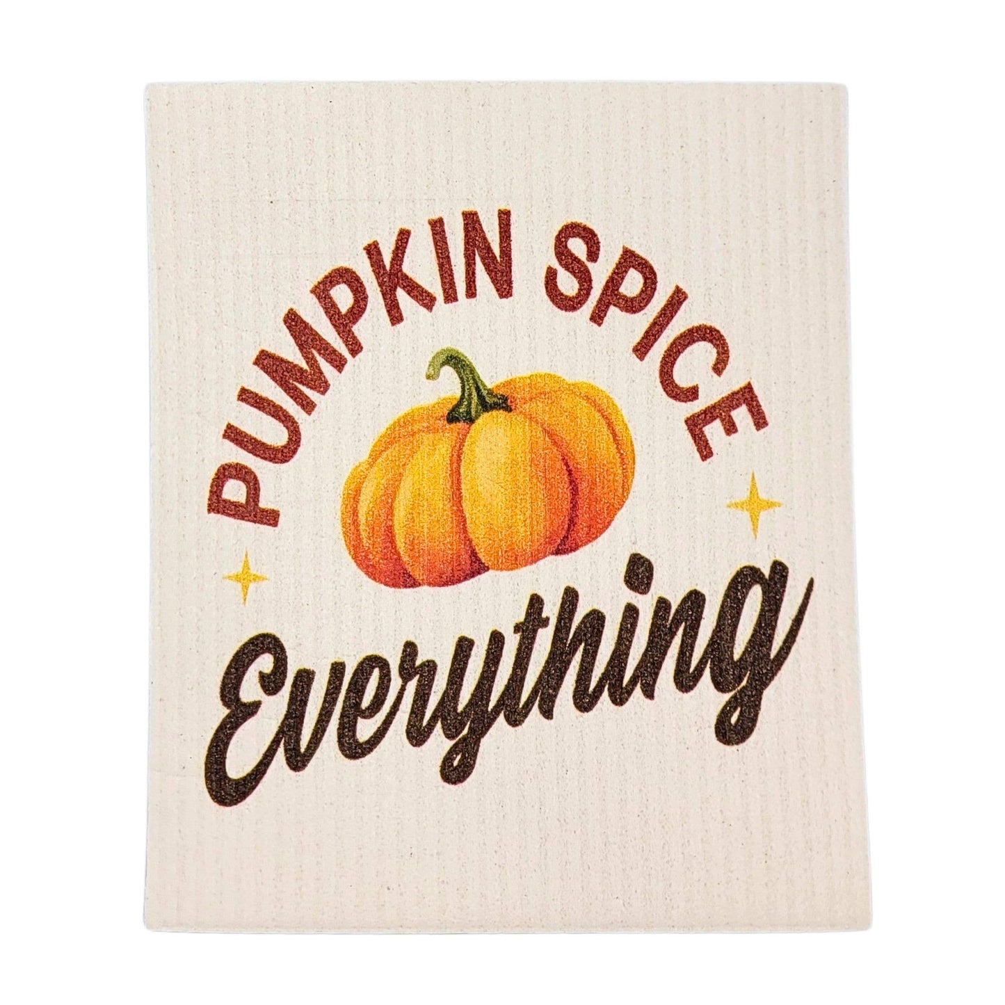 Pumpkin Spice Everything Swedish Dishcloth - Halloween Decor