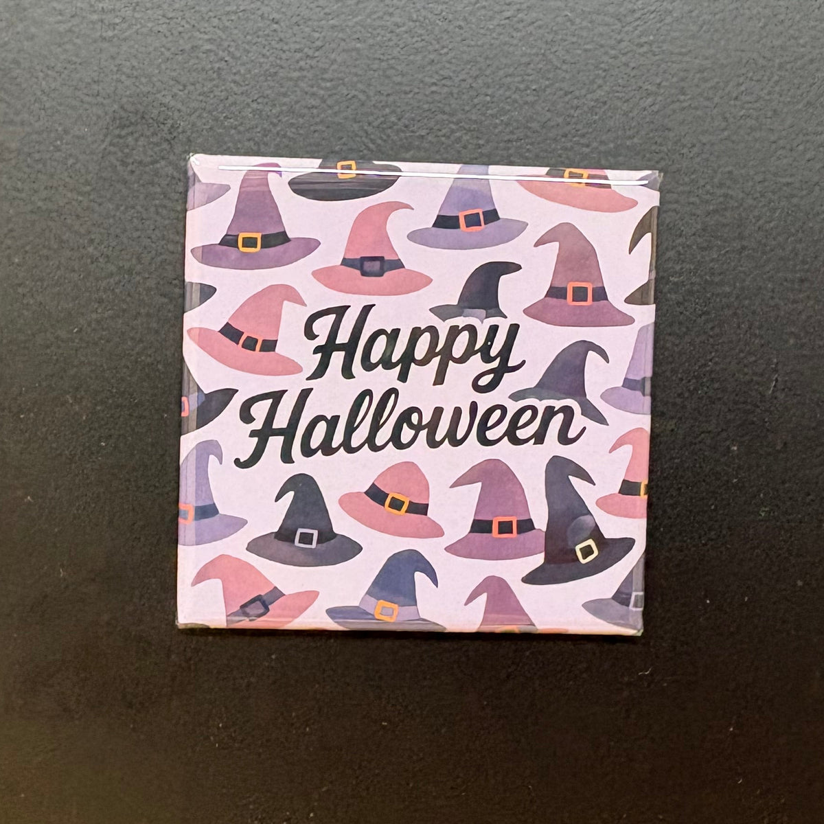 Witch Hat Happy Halloween - 2”x2” Magnet