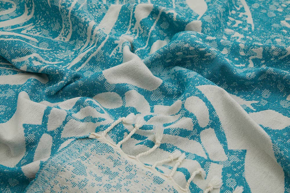 Ocean Turtle Beach Bath Pool Towels Turkish Cotton sand free