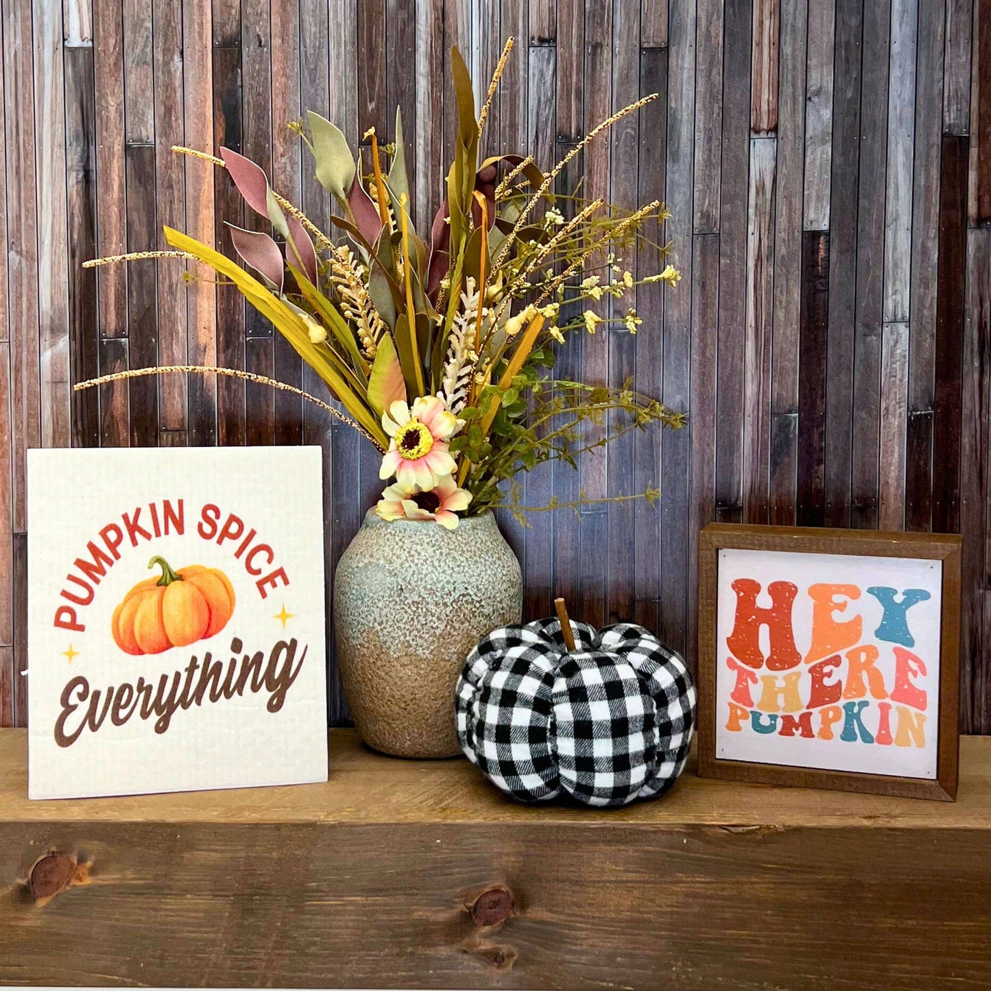 Pumpkin Spice Everything Swedish Dishcloth - Halloween Decor