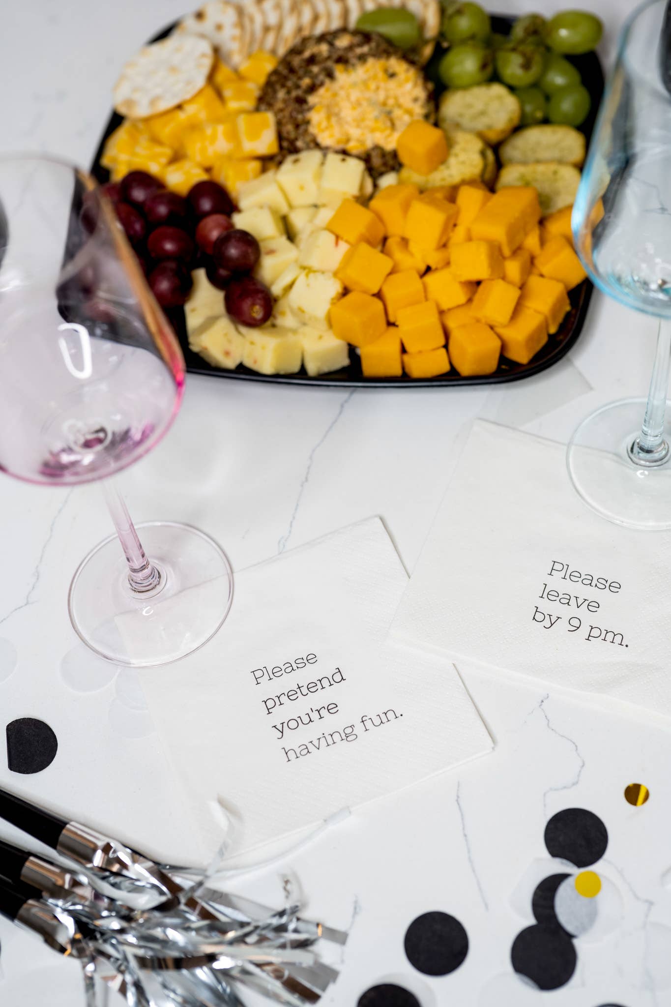 Please Pretend You're Having Fun | Funny Cocktail Napkins