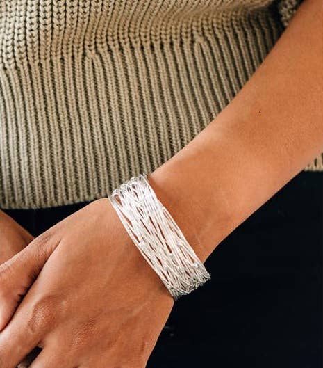 Flight of Silver Bracelet