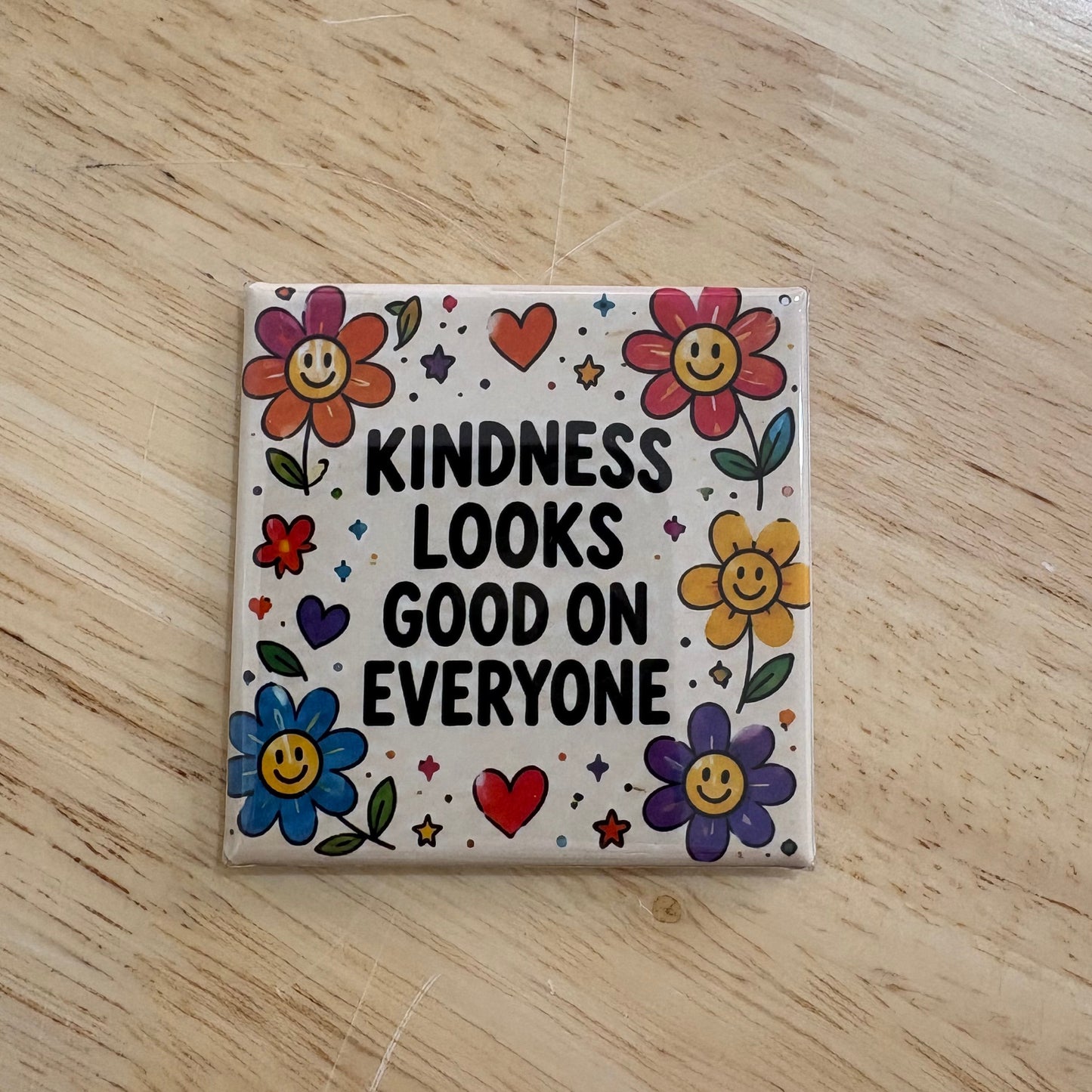 Kindness Looks Good - 2x2 Magnet