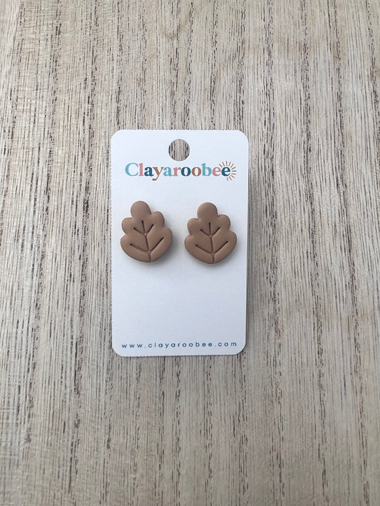Leaf Stud Earrings