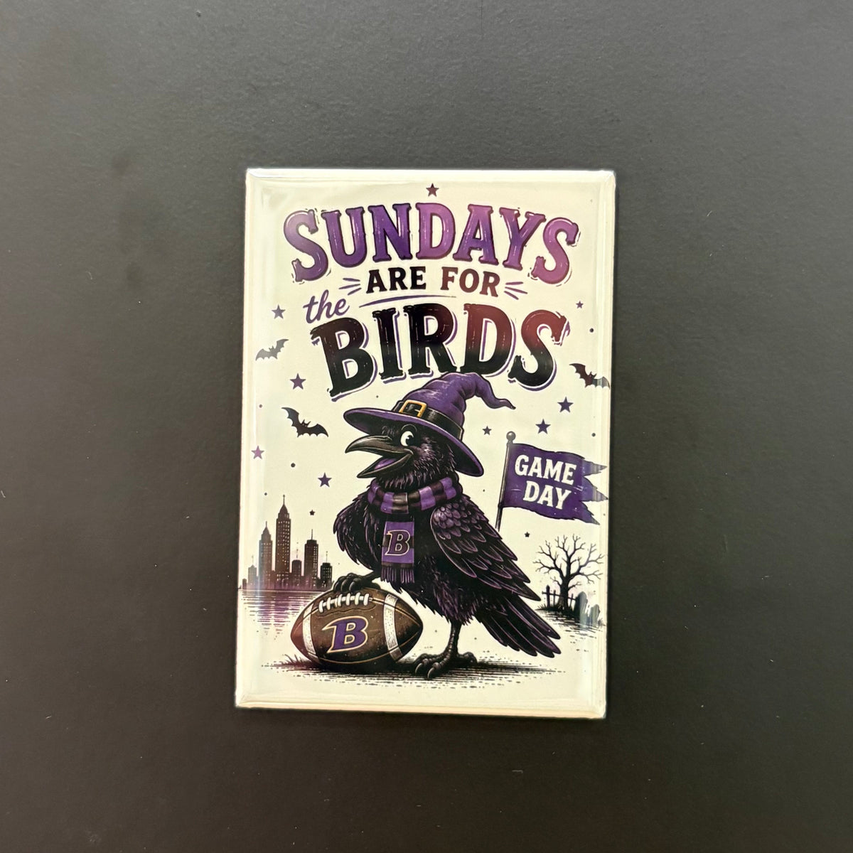Sundays Are For The Birds - 2”x3” Magnet