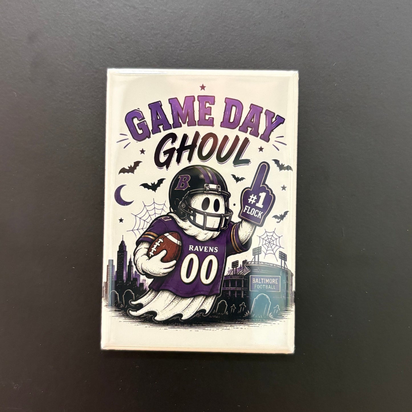 Game Day Ghoul - 2”x3” Magnet