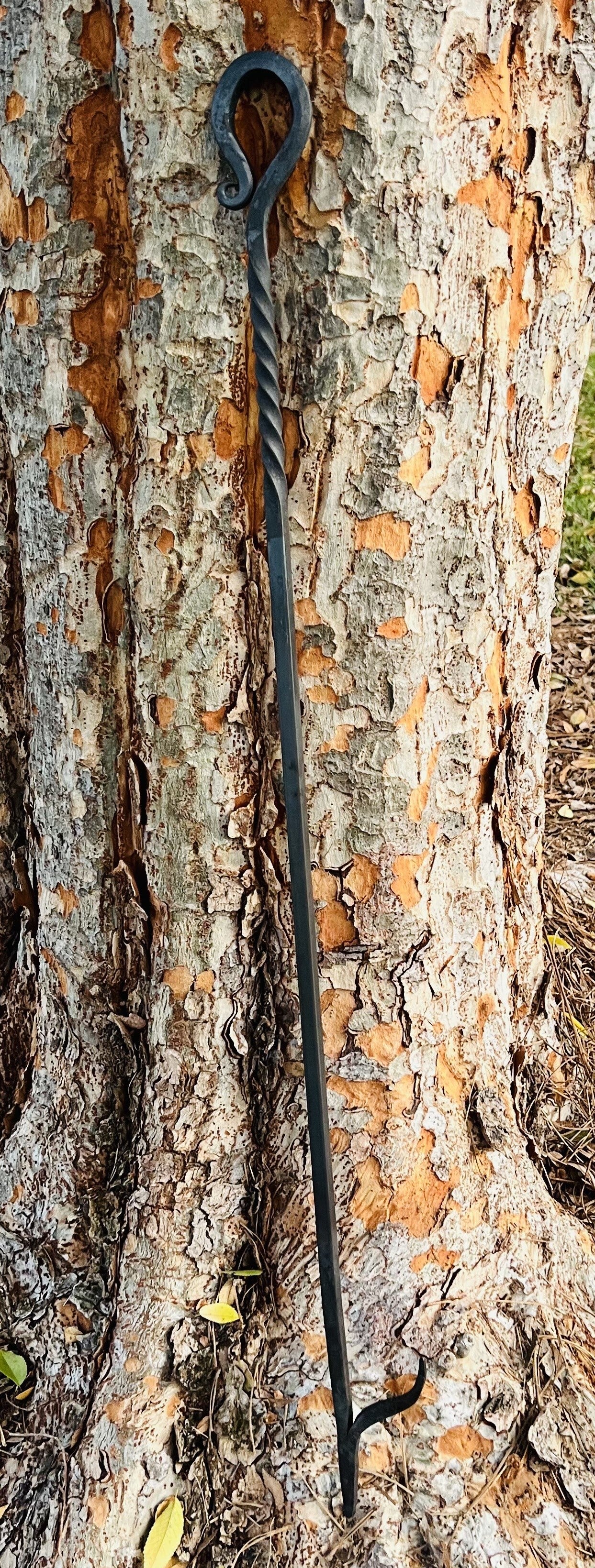 Forged Fire Poker