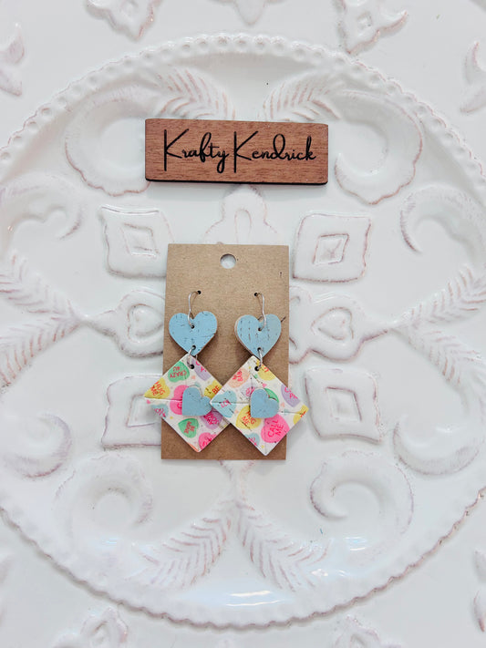 Pastel Colored Hearts