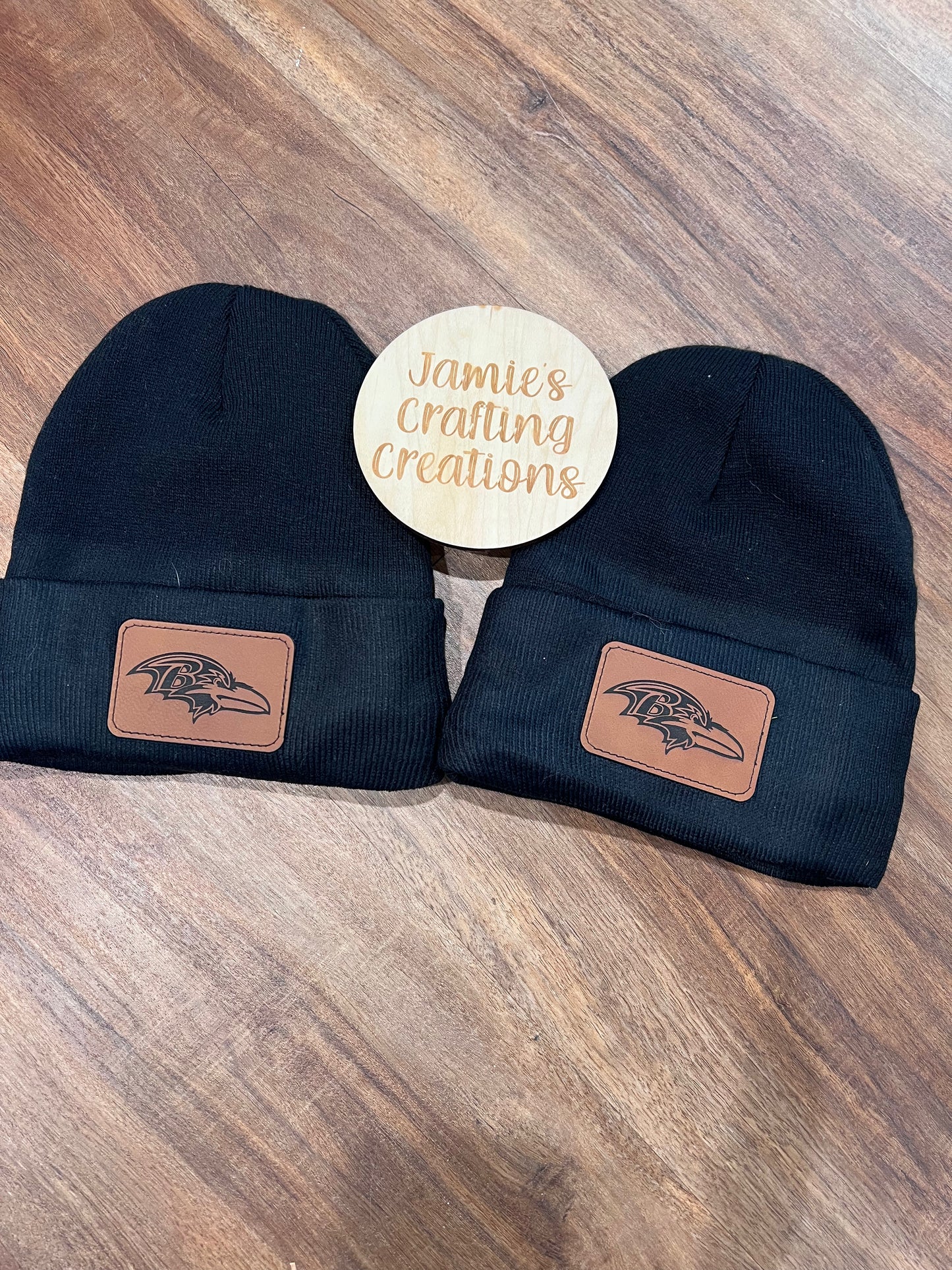 baltimore football beanie