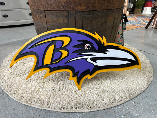 Layered Ravens Head Large