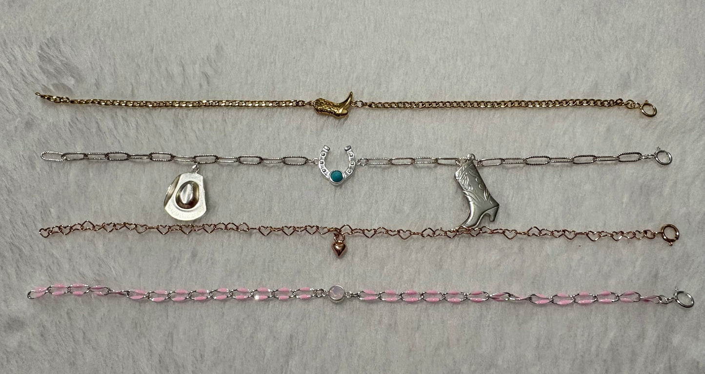 Infinity Link Charm Bracelet