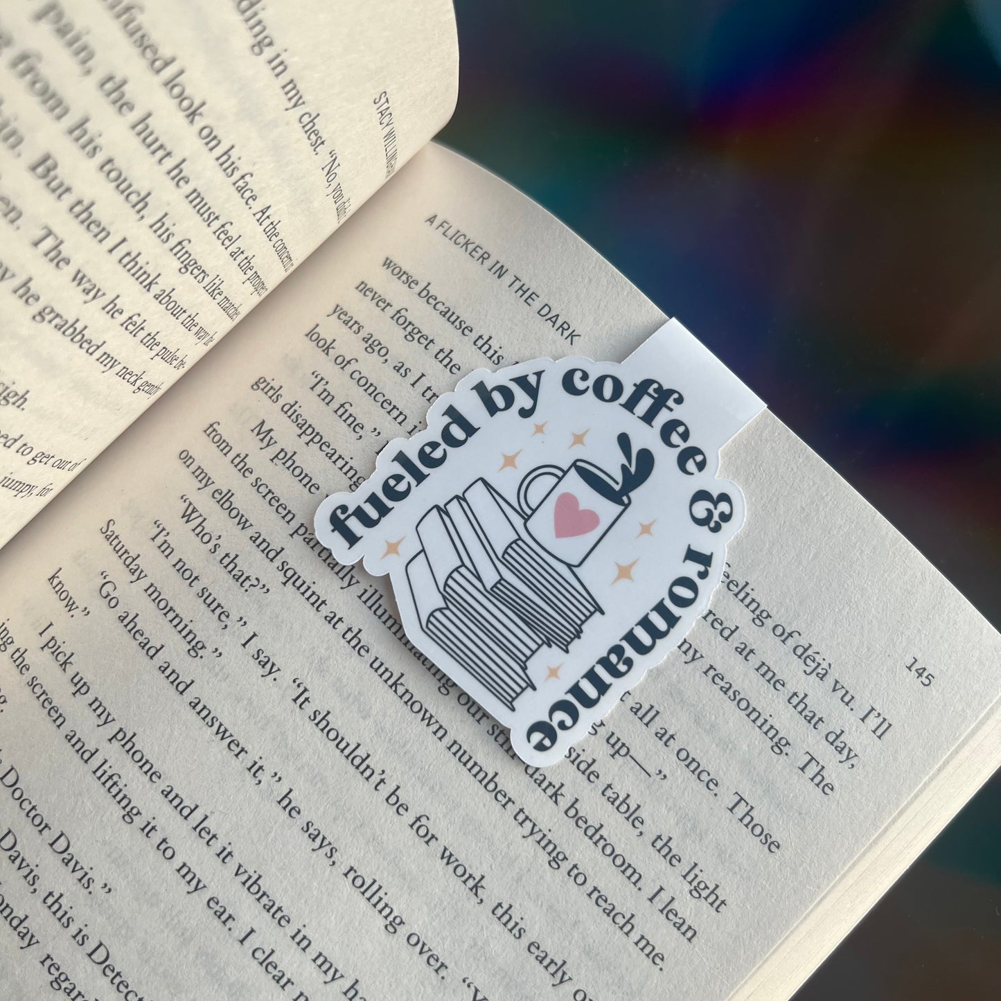 Coffee and Romance Bookmark