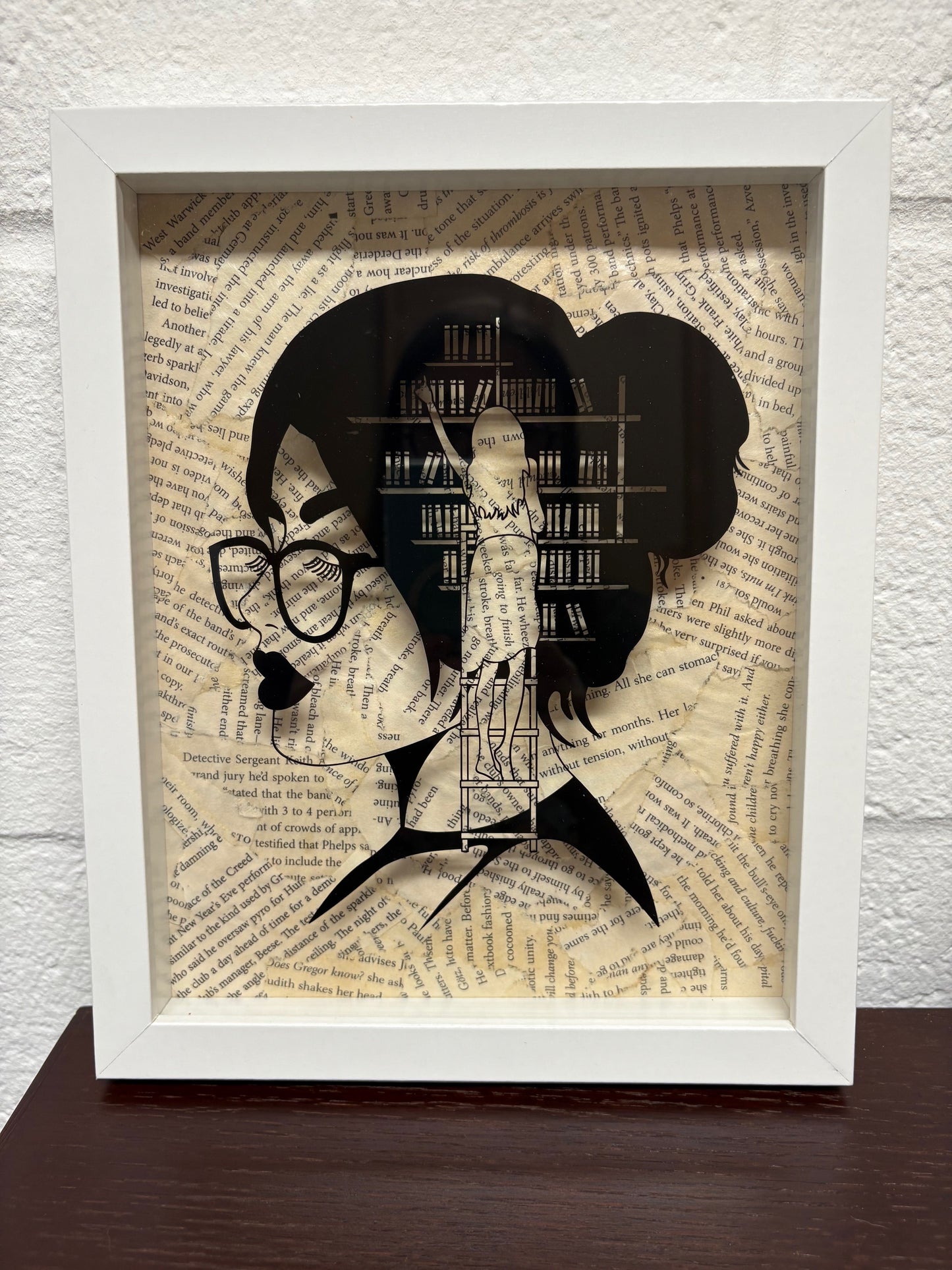 Woman Reading Book Themed Decor