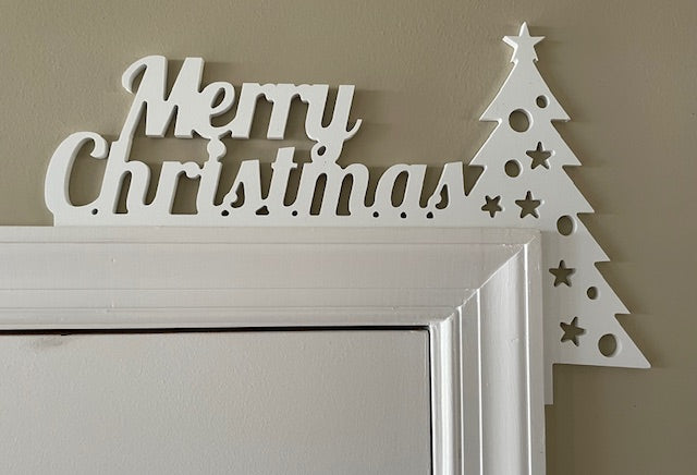 Merry Christmas Door and Window Corner