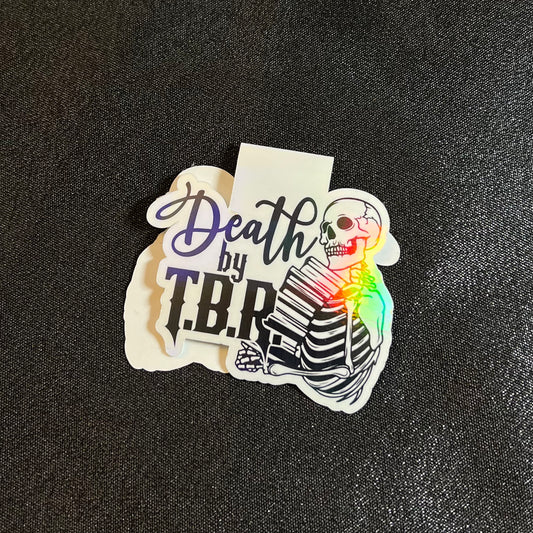 Death by TBR Bookmark