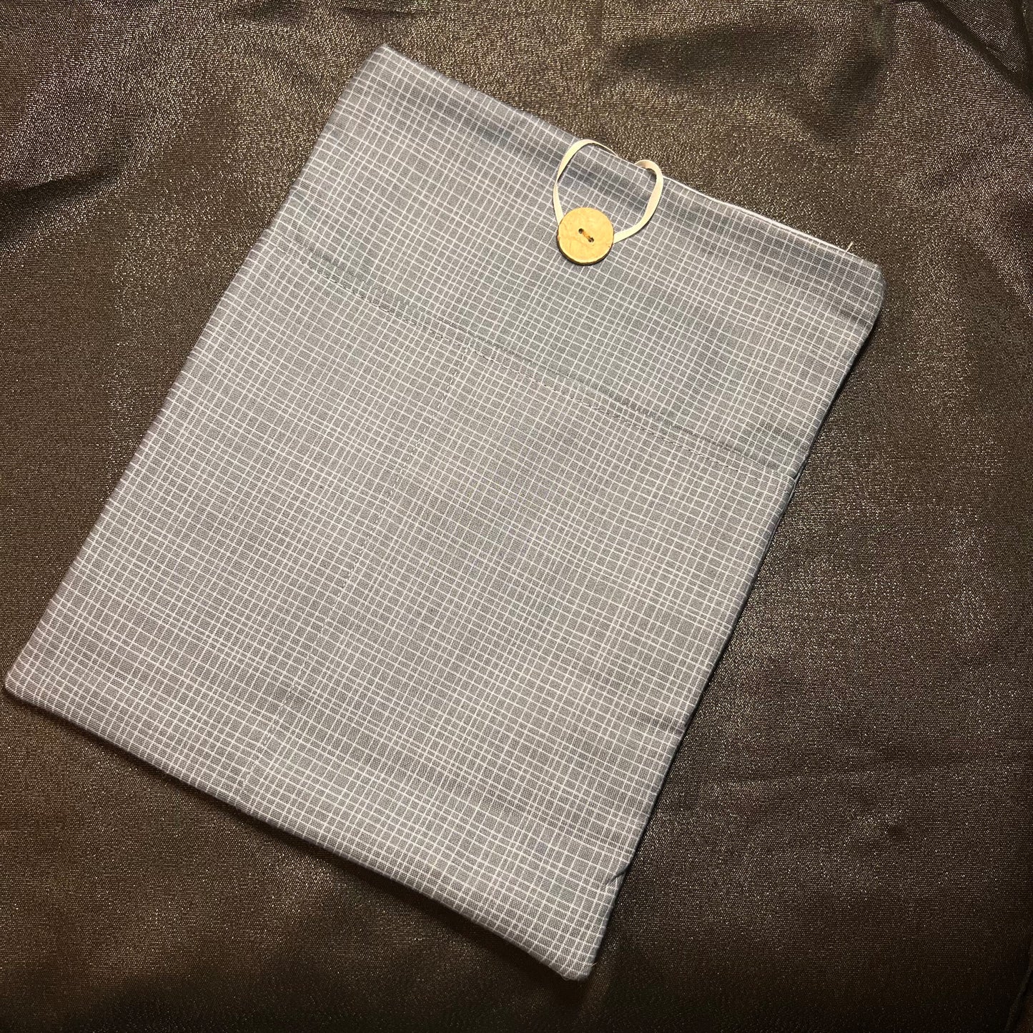 Slate Grid Book Sleeve