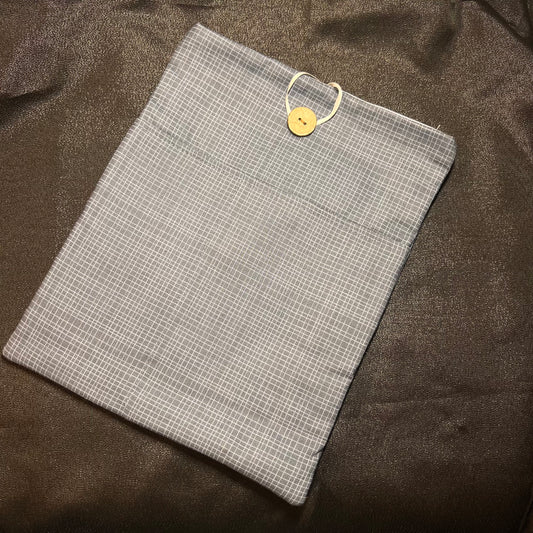Slate Grid Book Sleeve