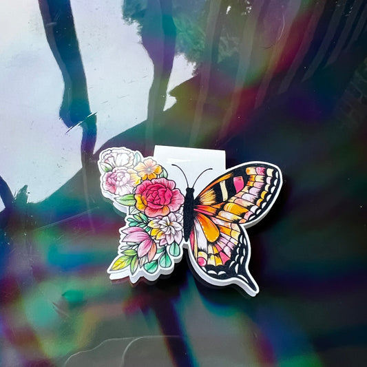 Floral Butterfly Bookmark
