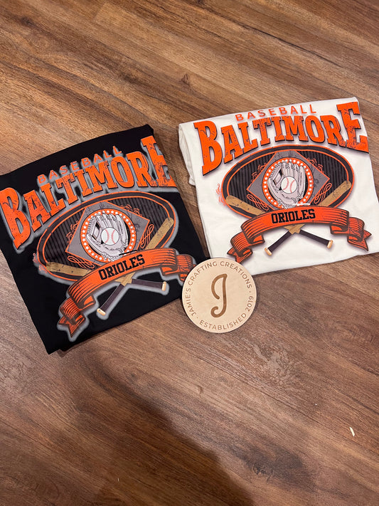 vintage baltimore baseball shirt