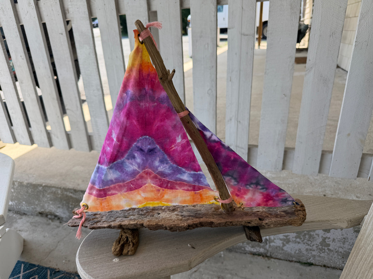 Driftwood Fabric Sailboat