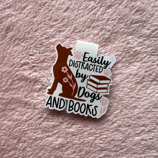 Distracted by Dogs Bookmark