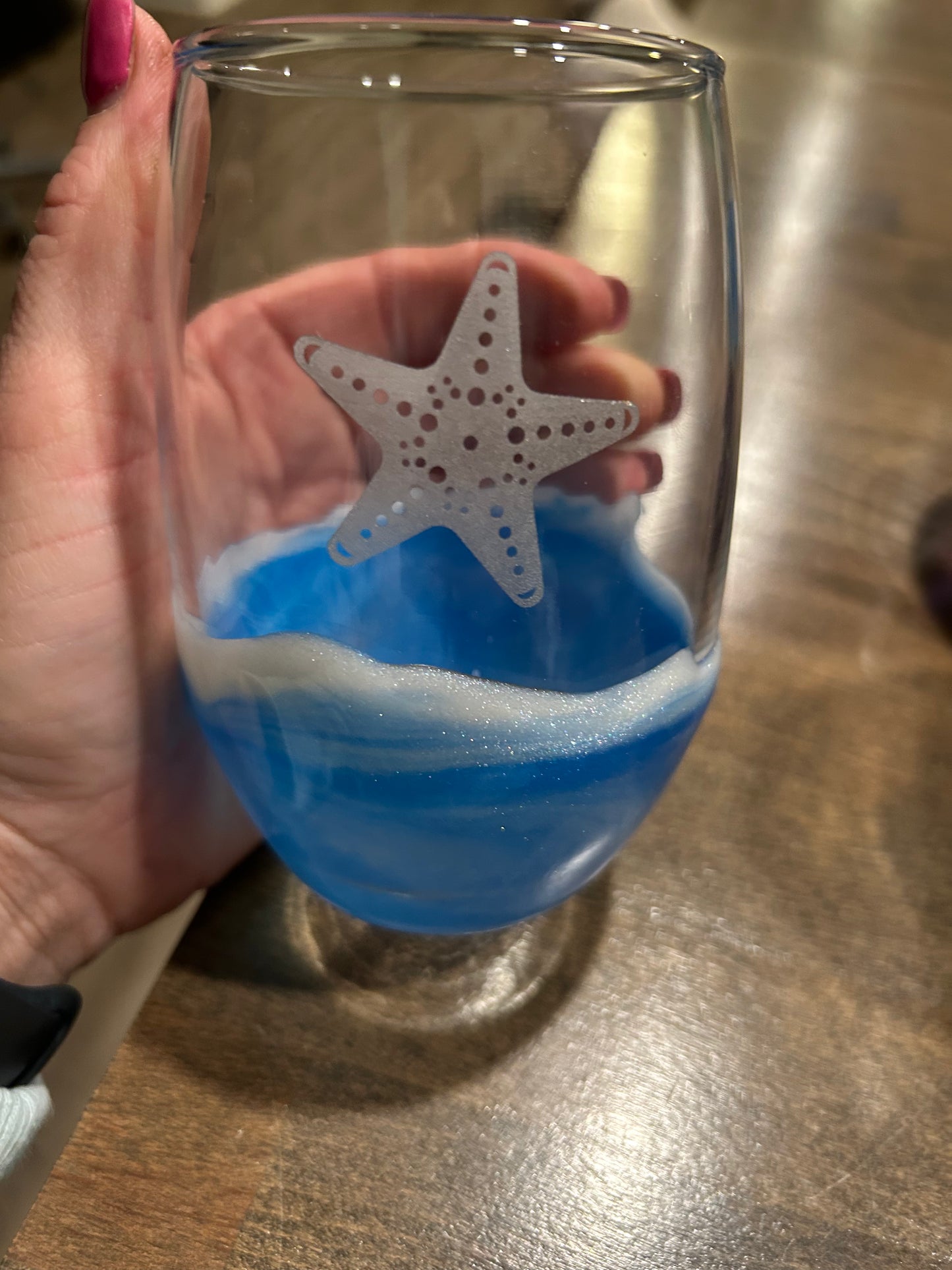 Resin Stemless Wine Glass