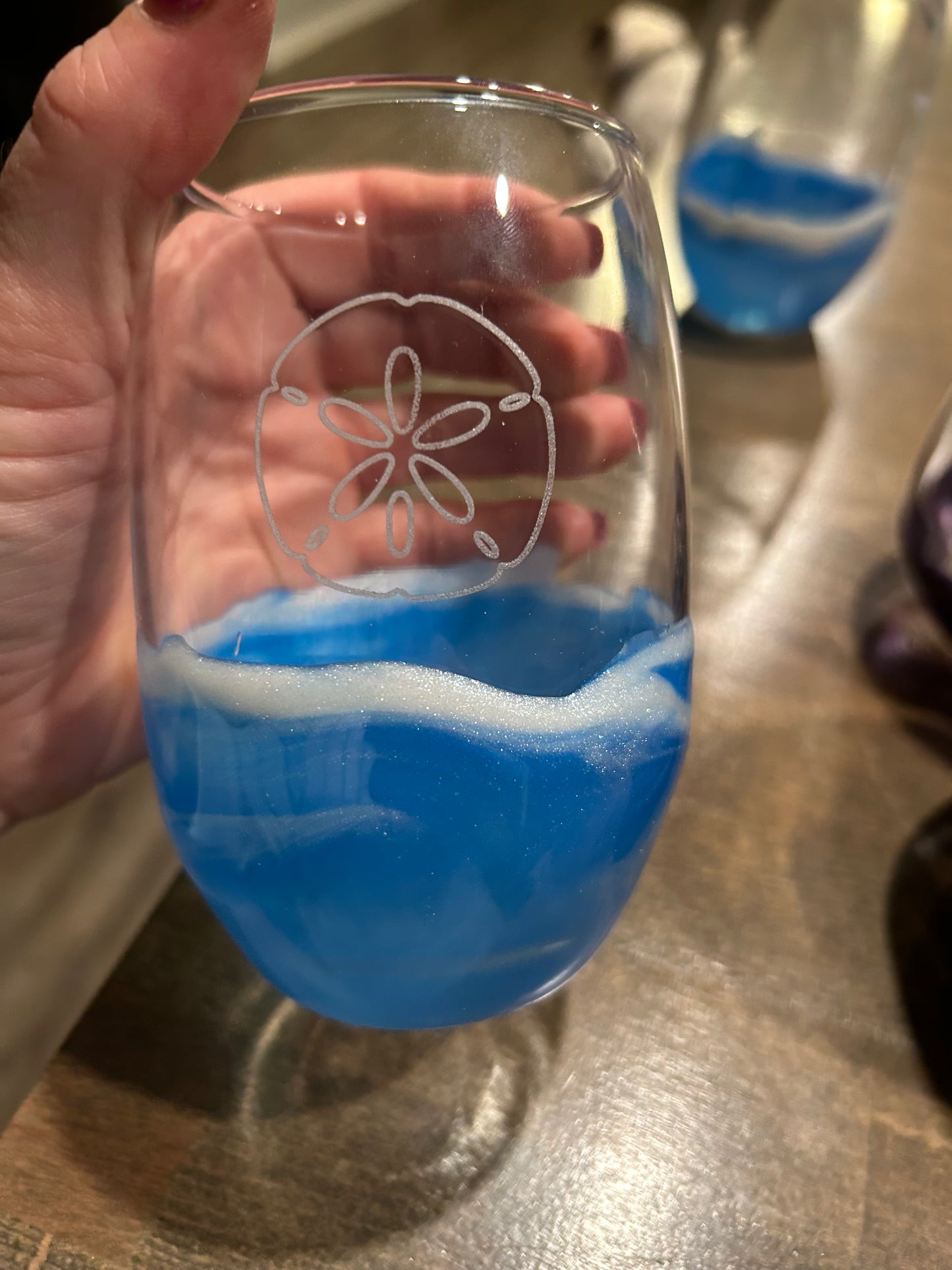 Resin Stemless Wine Glass