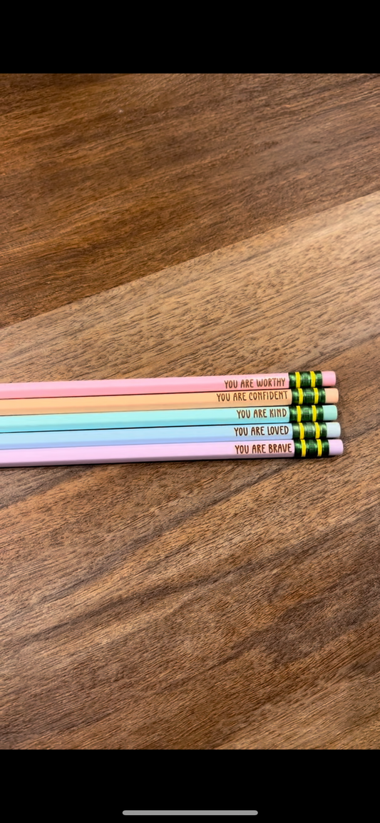Affirmation pencils