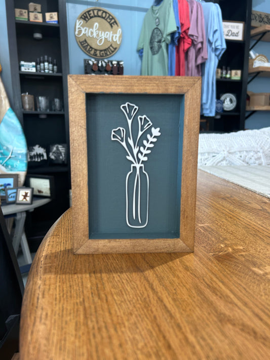 5x7 Flower Vase Sign
