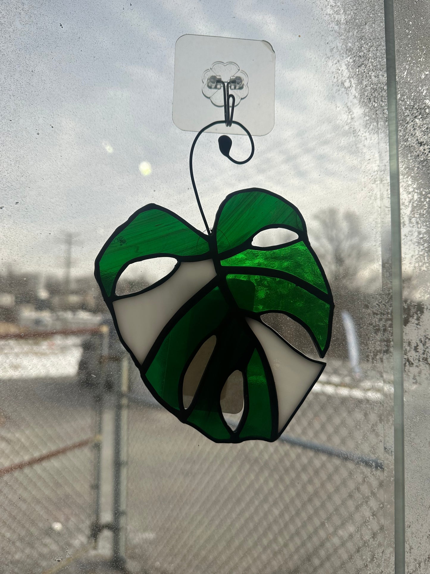 Stained Glass Monstera Leaves