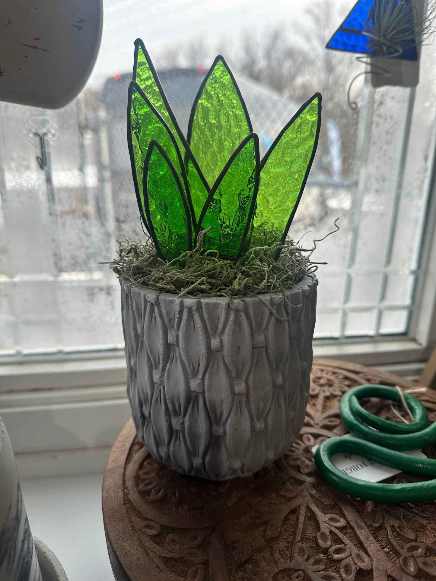 Stained glass plant