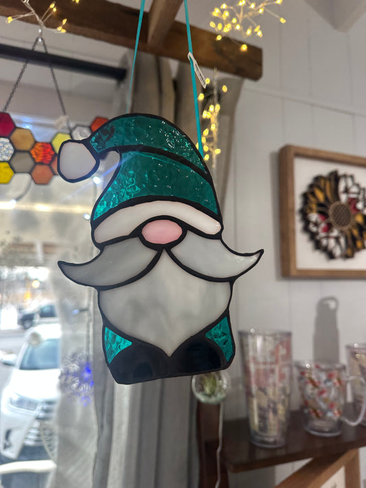 Teal Christmas gnome