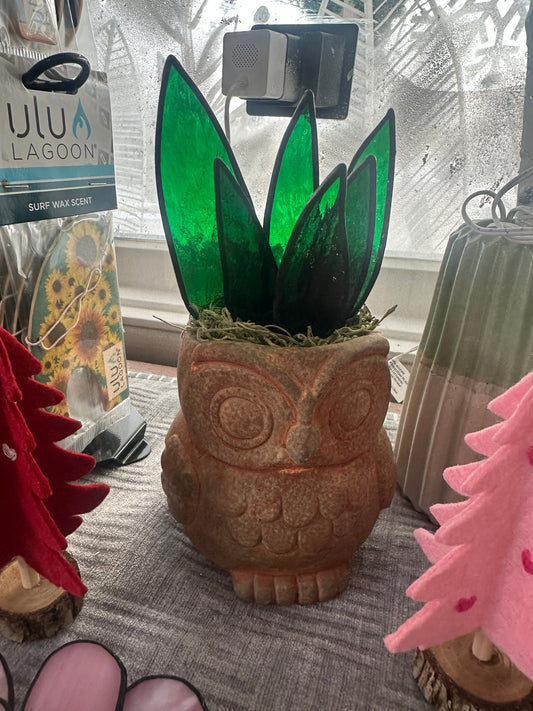 Stained glass plant