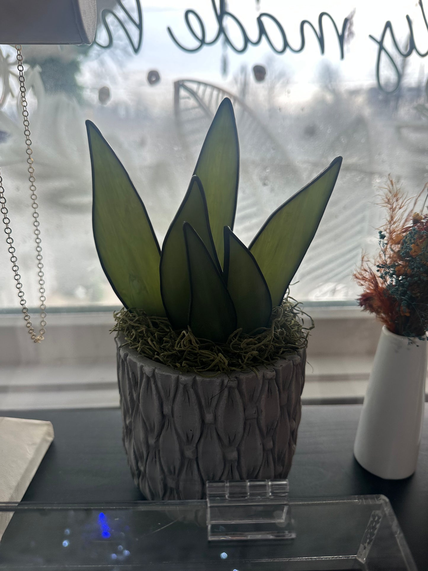 Stained glass plant