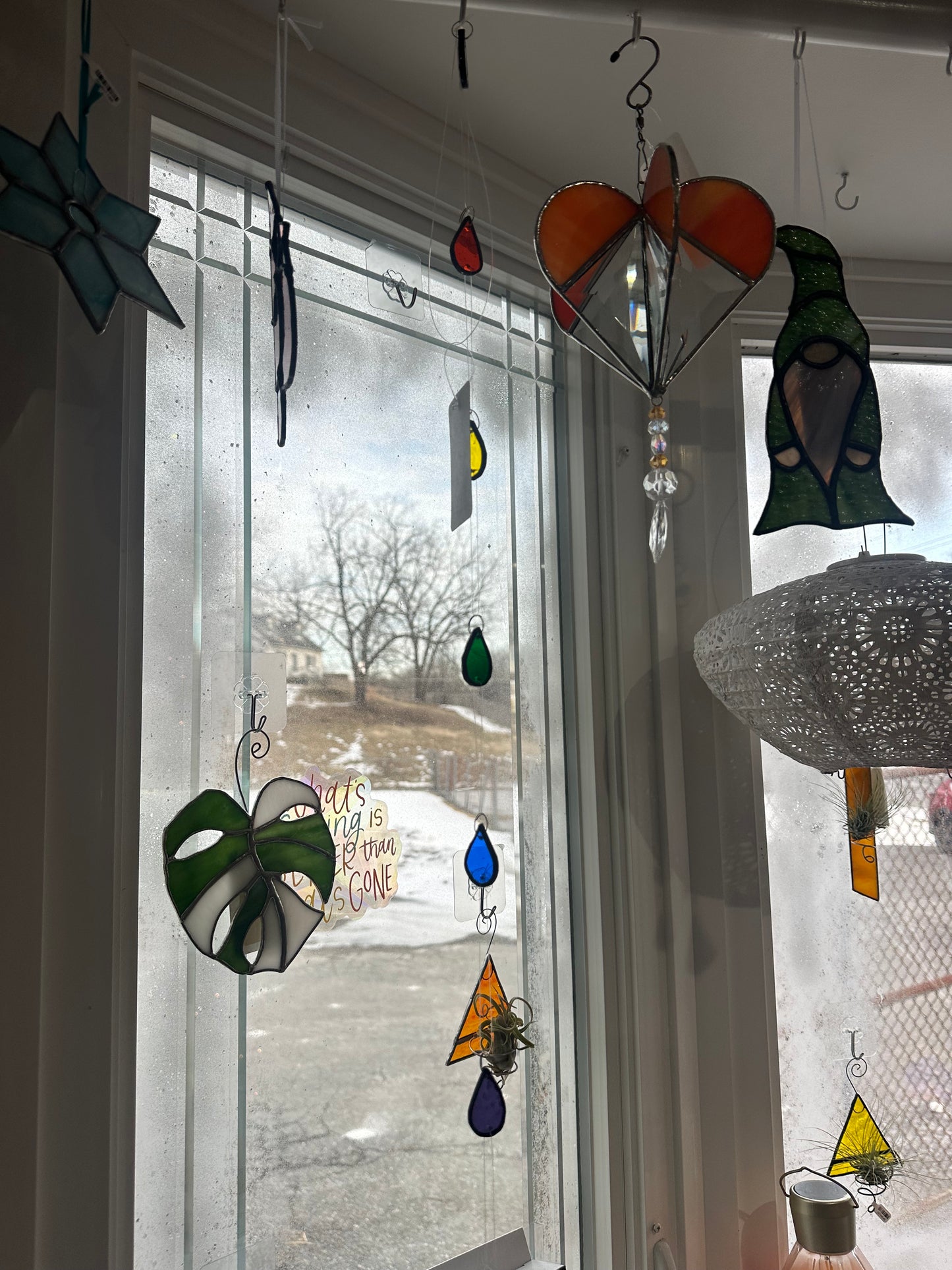 Stained Glass Rainbow Hanger