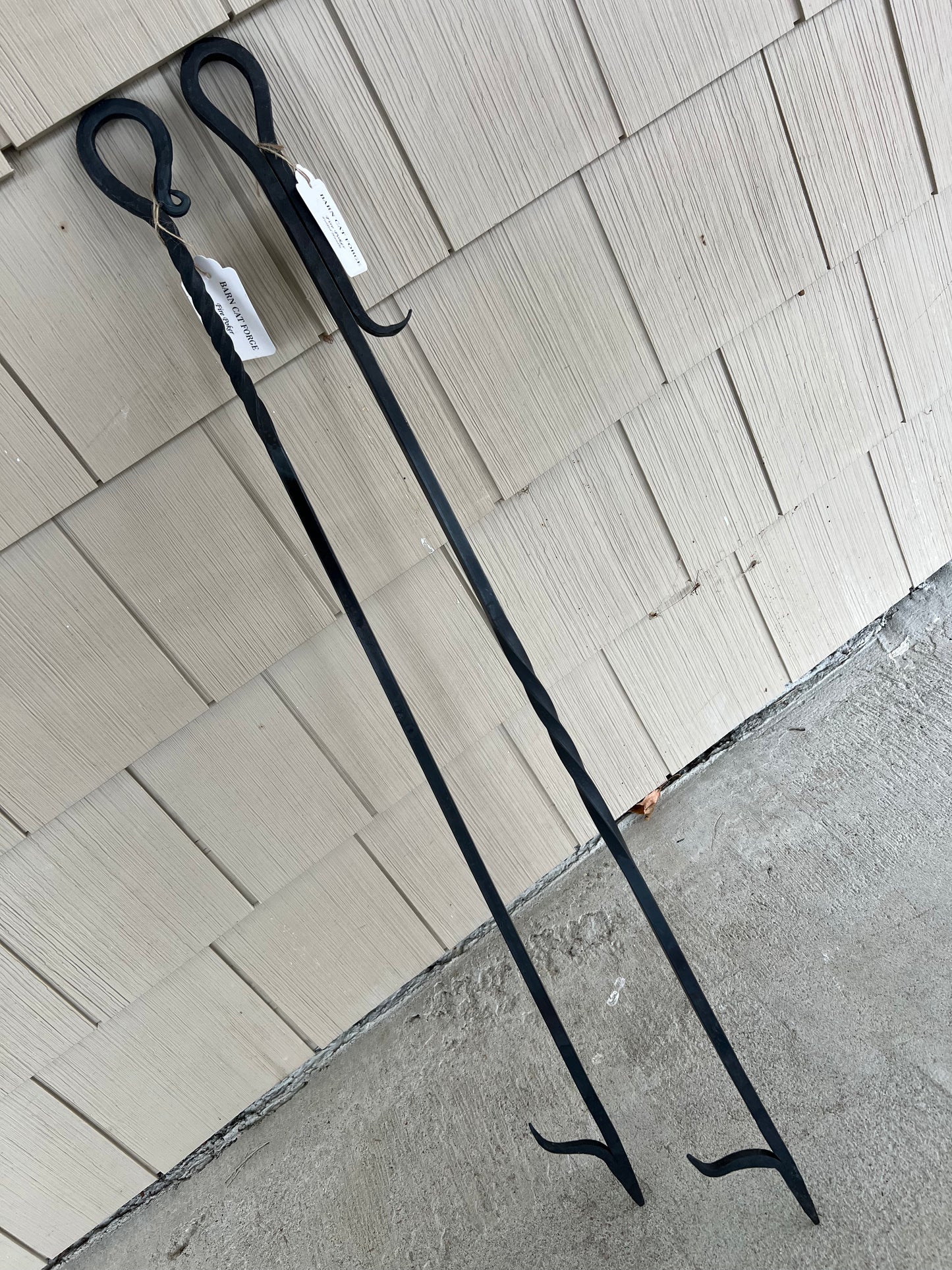 Forged Fire Poker