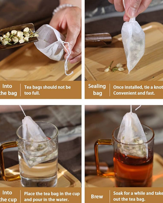 Tea Filter Bags for Loose Tea